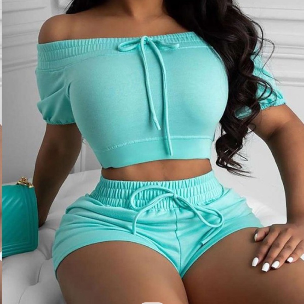 Crop Top Short Set